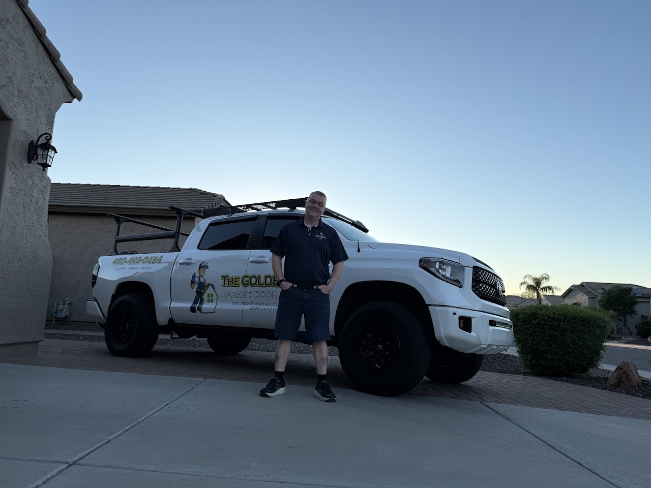 The Golden Rule Garage Door Company project